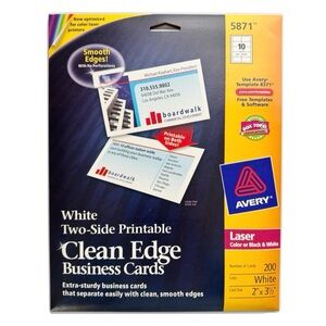 Avery Business Card 3 for 15 SALE CLEARANCE New in Package